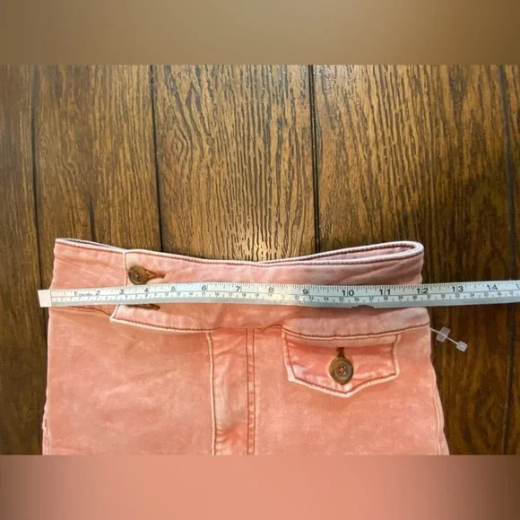 We The Free High Waisted Retro Pink Shorts Size 27 B11 - Picture 5 of 6